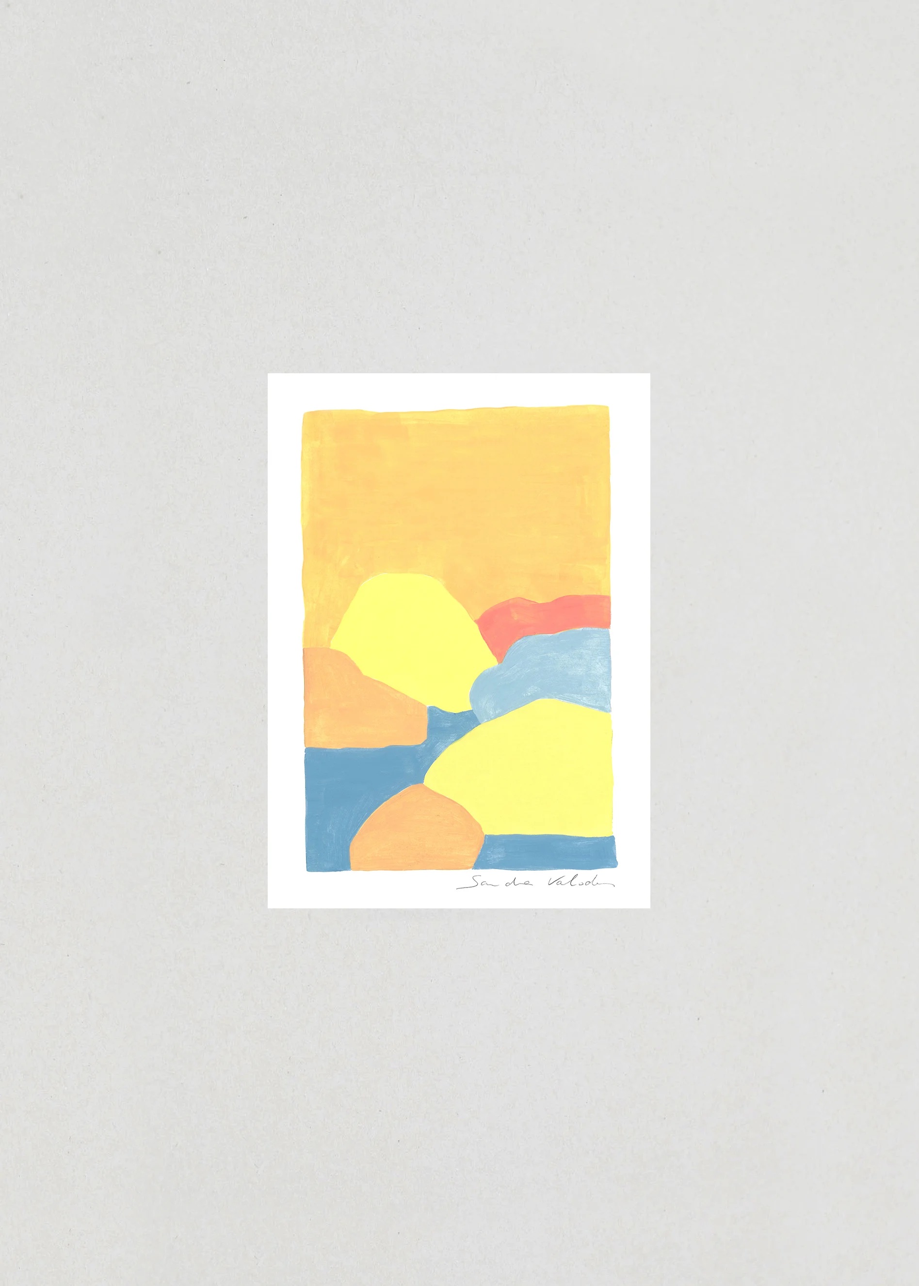 "Paysage N°19" A5 3