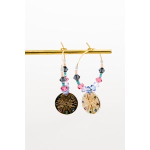 Boucles d'oreilles Rose des vents