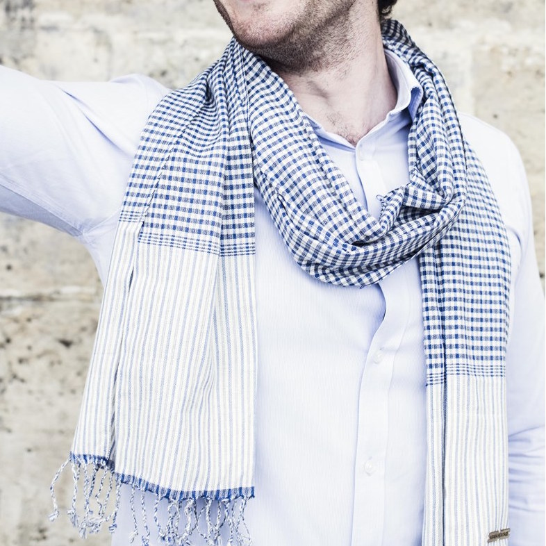 Le Krama Essentiel Bleu Pétrole - Unisexe 7