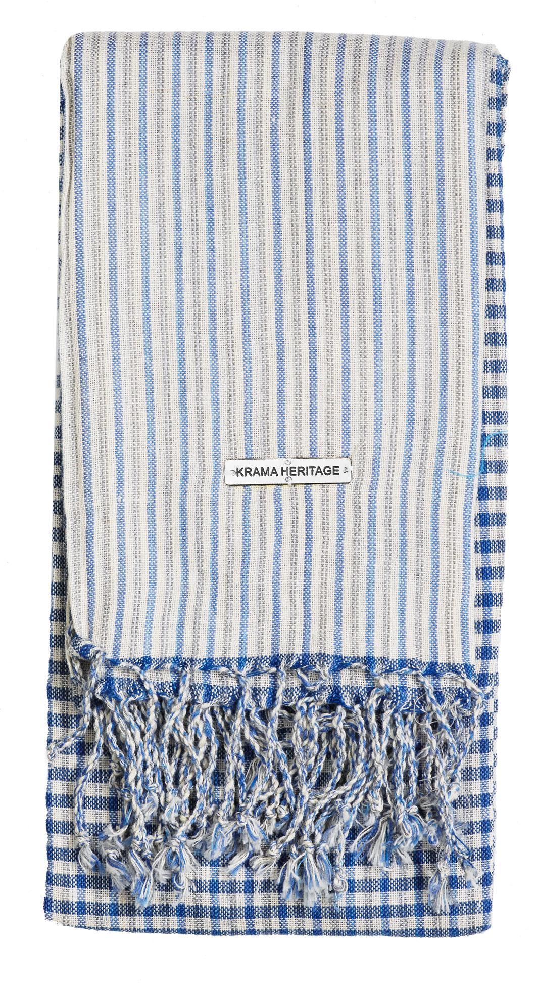 Le Krama Essentiel Bleu Pétrole - Unisexe 3