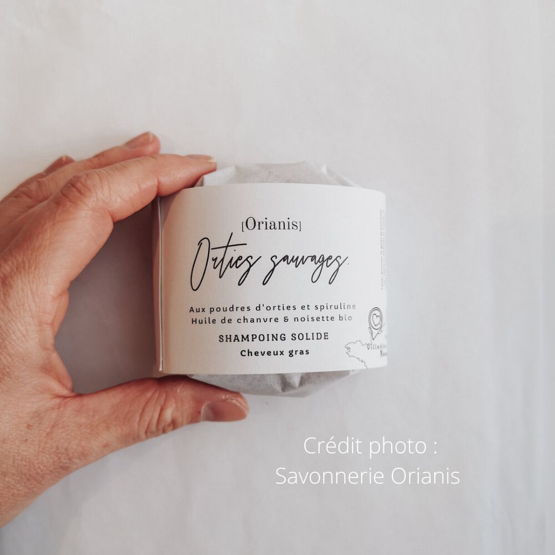 Shampoing pour Cheveux gras et/ou pellicules - Ortie sauvage - Orianis 3