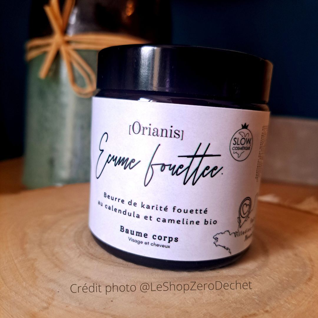 Baume – Beurre de karité fouetté, calendula et caméline Bio - Orianis 7
