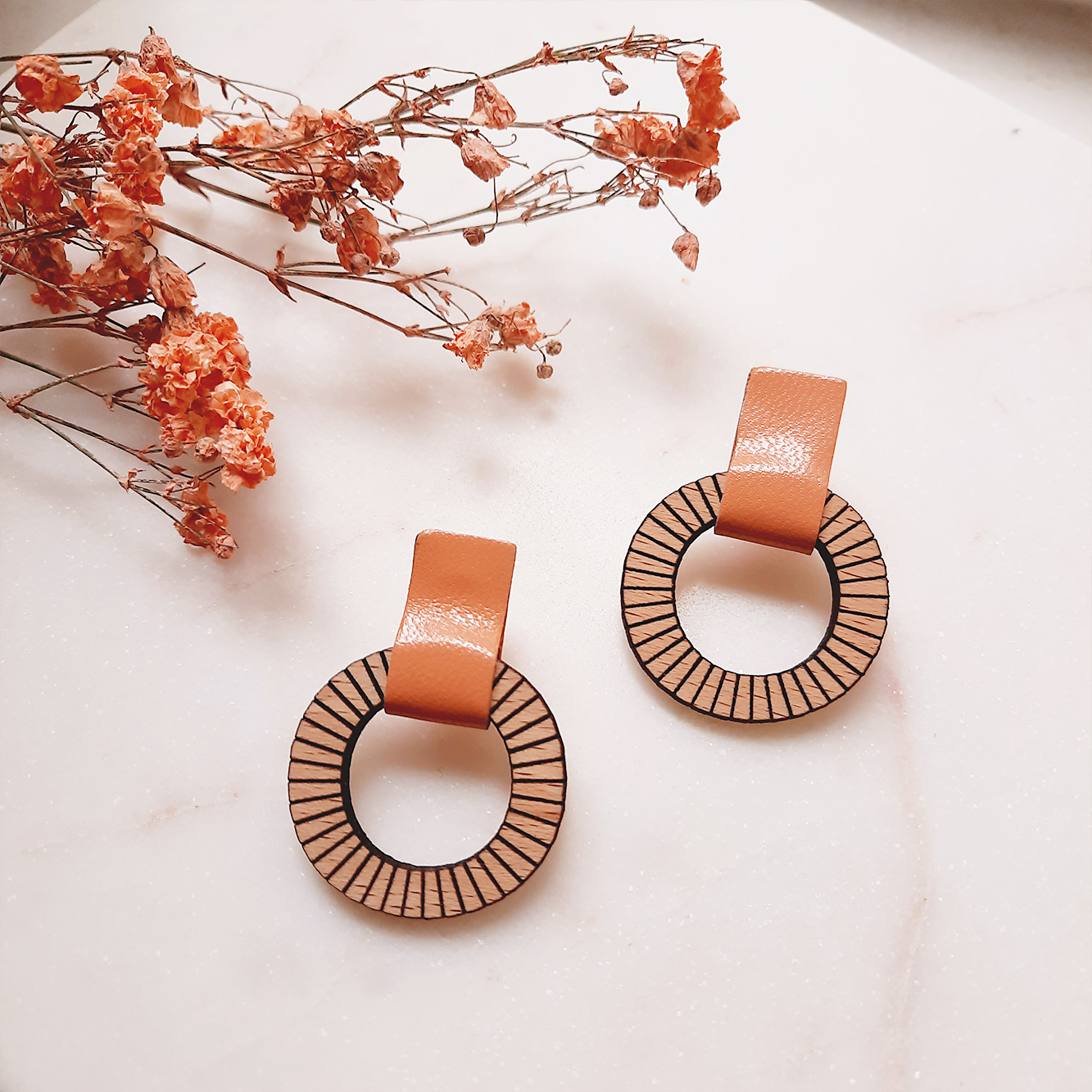 Boucles d'oreilles LOLLIPOPS Melon 2