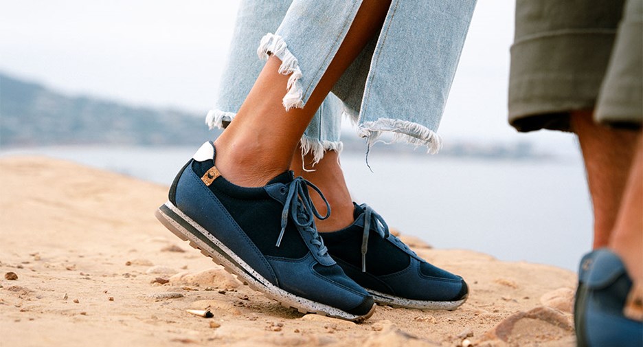 Saola baskets éco responsables Alta Vibram Navy - Femme