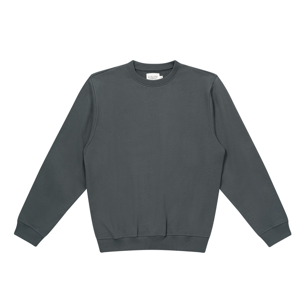 Sweatshirt Plain Gris 2
