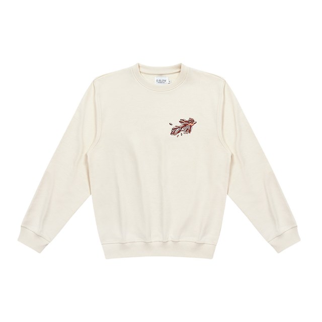 Sweatshirt Bird Crème 2