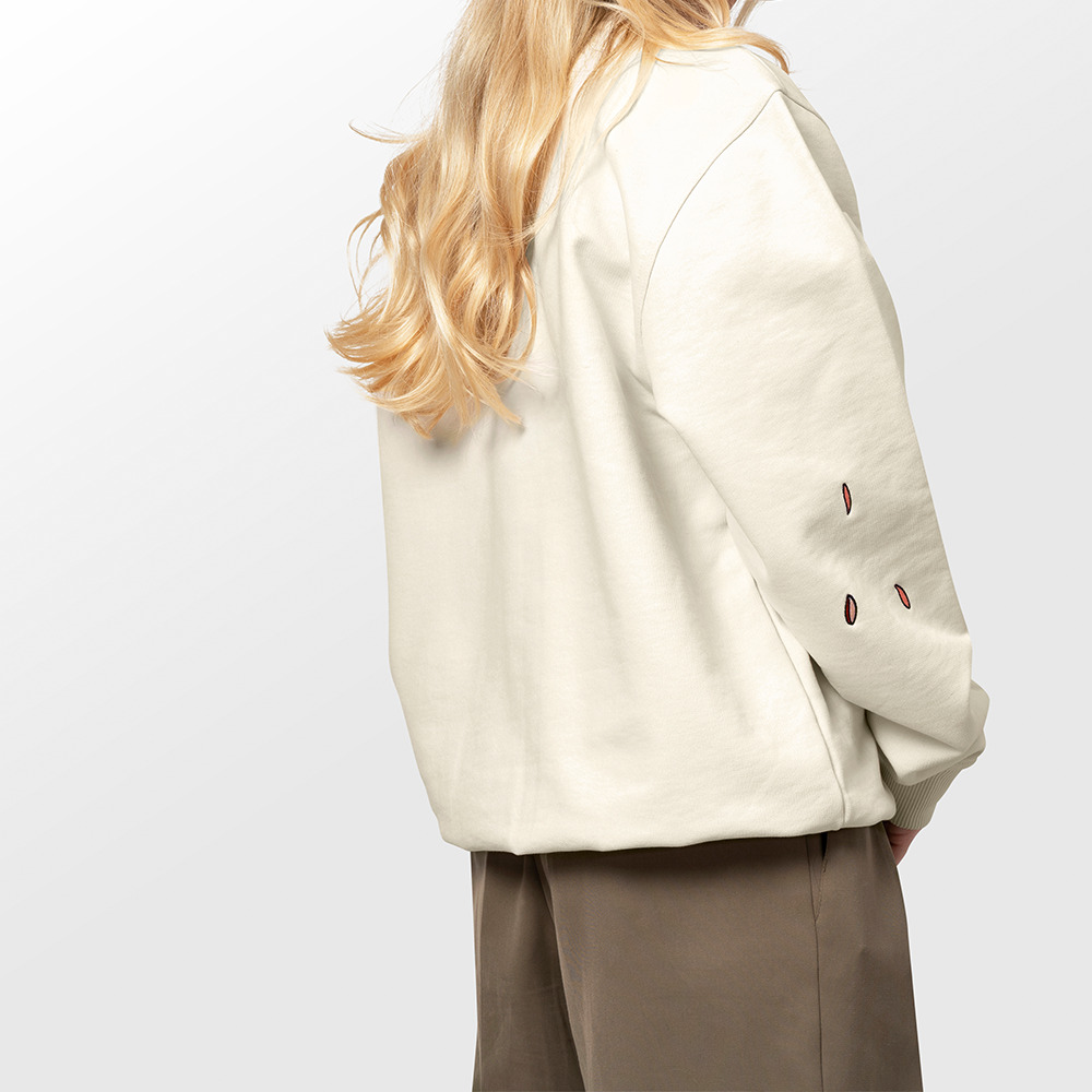 Sweatshirt Bird Crème 6