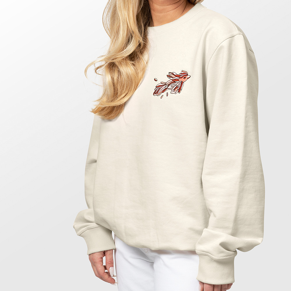 Sweatshirt Bird Crème 4