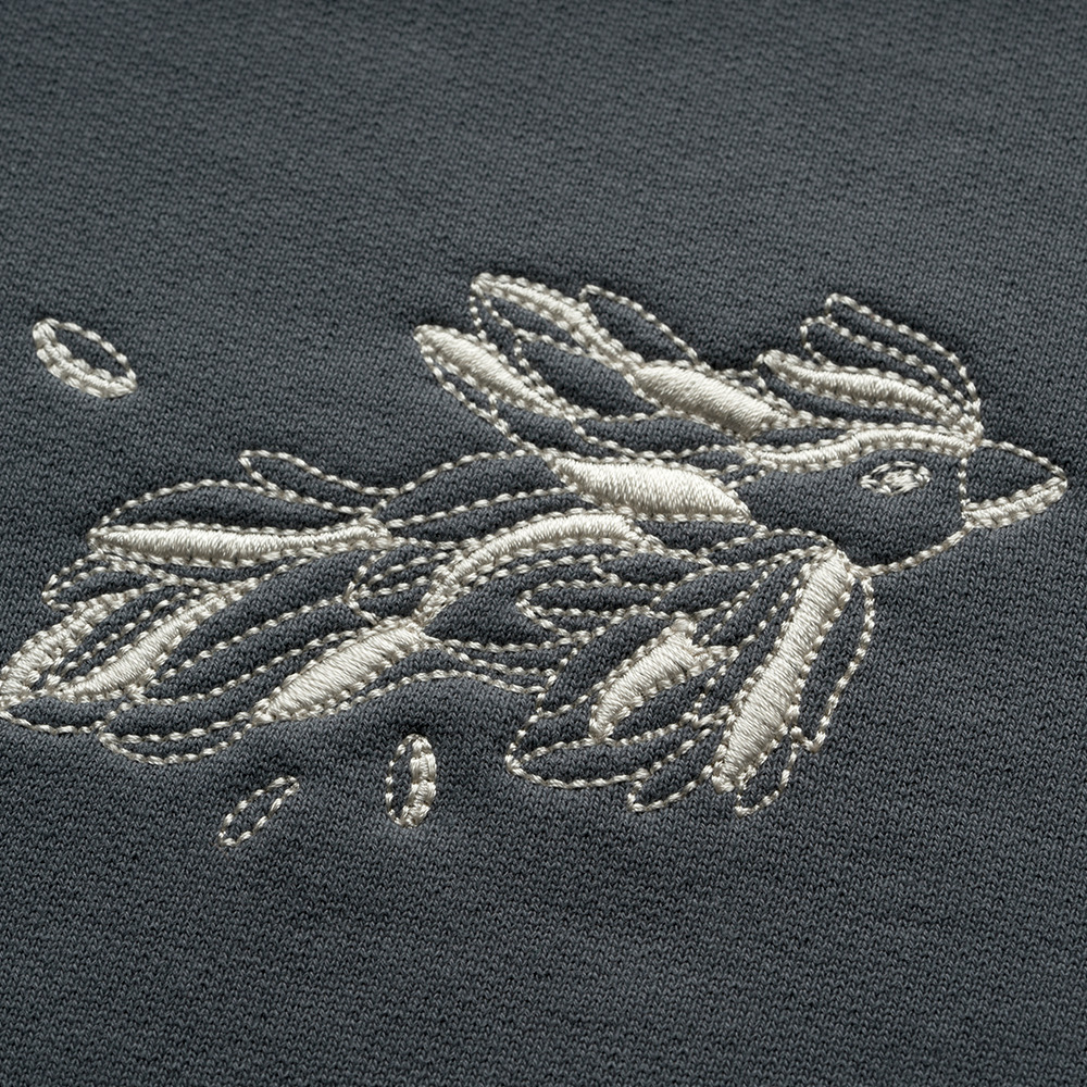 Sweatshirt Bird Gris 5