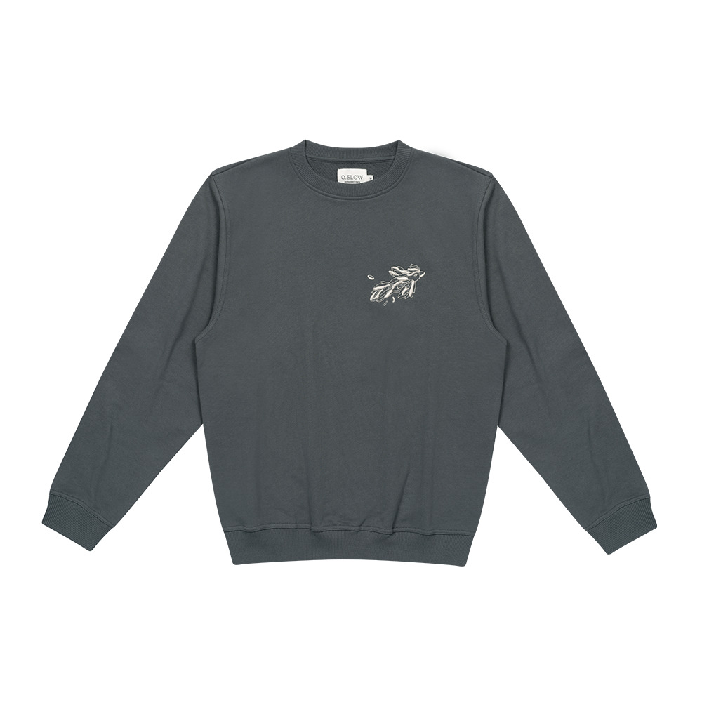 Sweatshirt Bird Gris 2