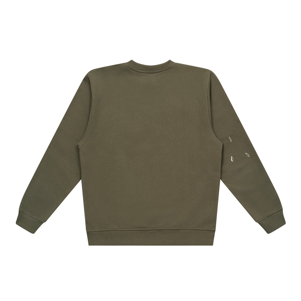 Sweatshirt Bird Olive 3