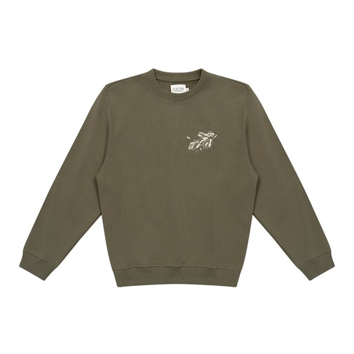 Sweatshirt Bird Olive