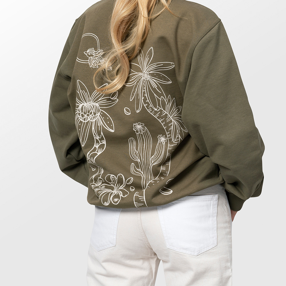 Sweatshirt Jungle Olive 4