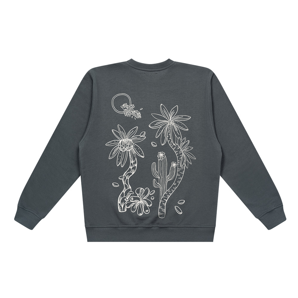 Sweatshirt Jungle Gris 2