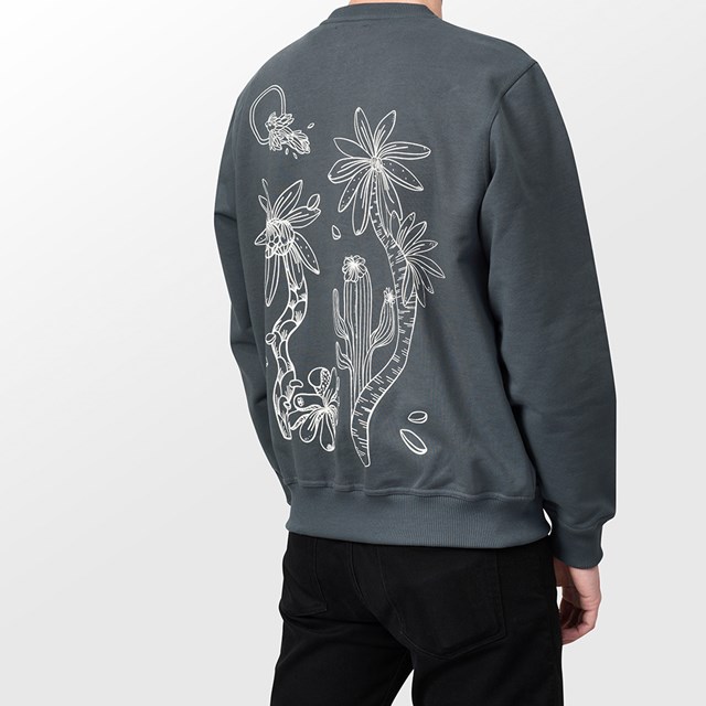 Sweatshirt Jungle Gris 4