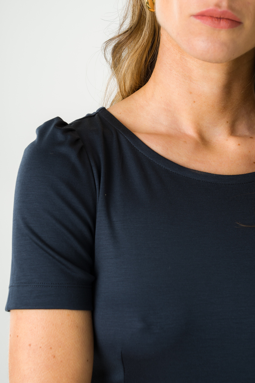 Robe Victoria en Tencel - Marine 5