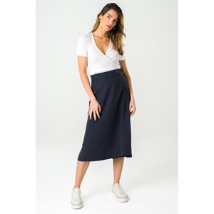 Jupe Azurite en Tencel/Lin - Bleu