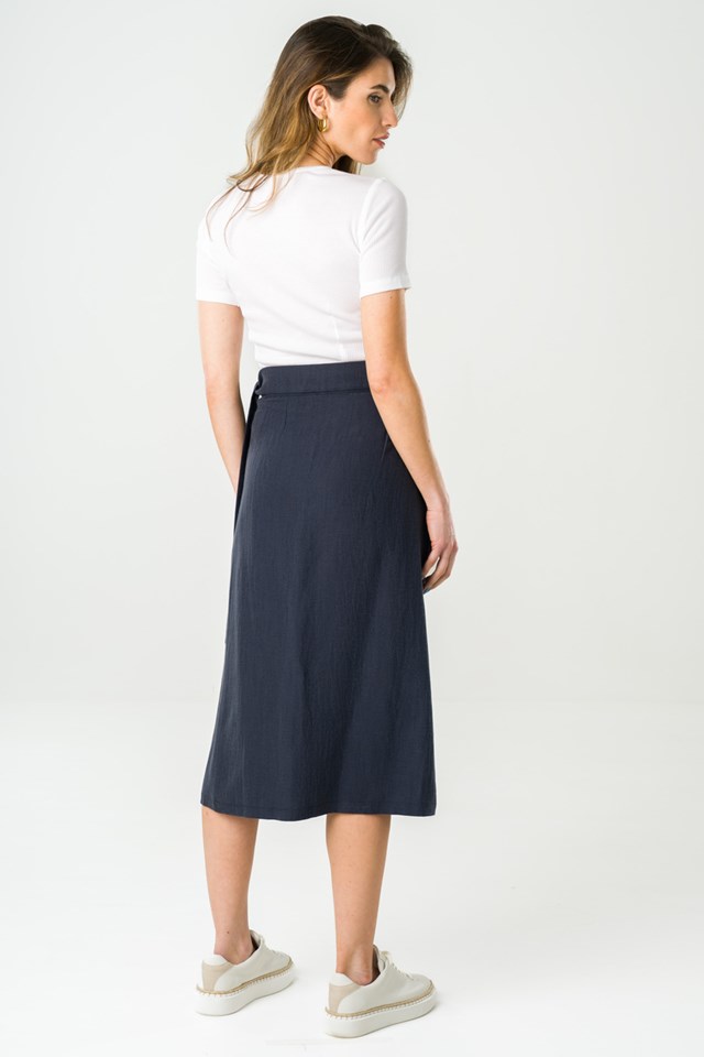 Jupe Azurite en Tencel/Lin - Bleu 5