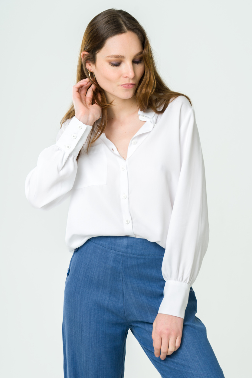 Chemise Kauri en Tencel - Blanche 4