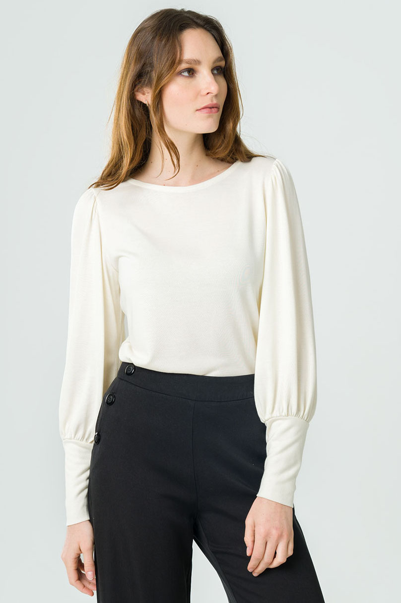 Pull Freesia en Modal - Ecru 2