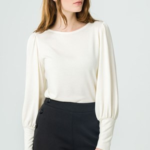 Pull Freesia en Modal - Ecru