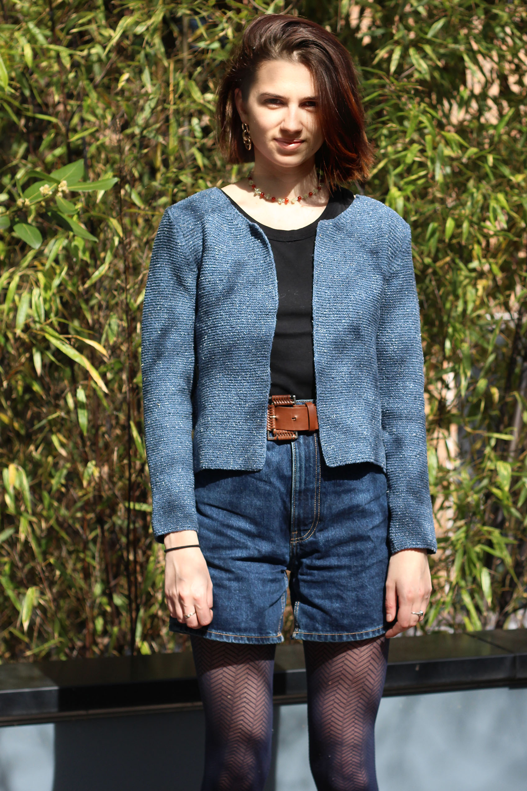 Cardigan Romarin BLEU JEAN -100% Made in France 15