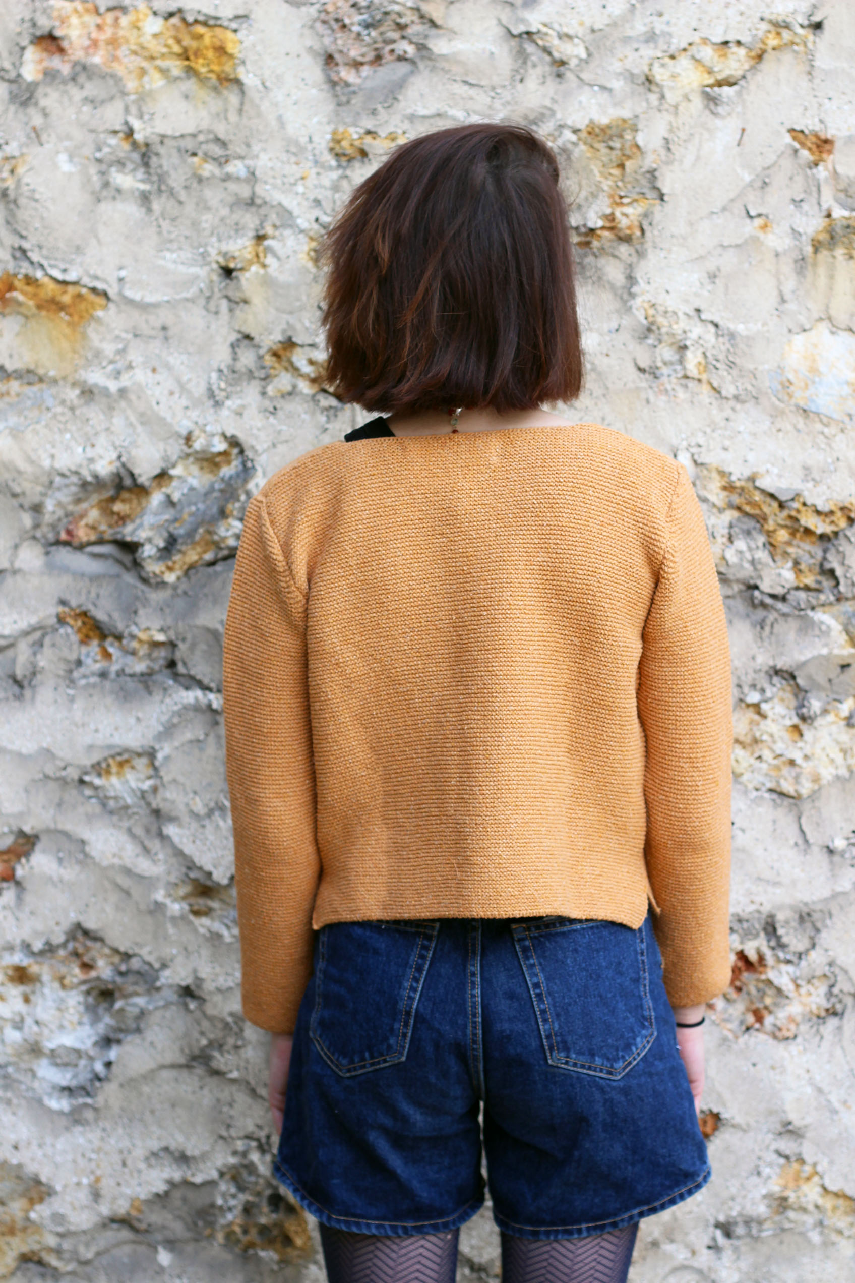 Cardigan Romarin BLEU JEAN -100% Made in France 21