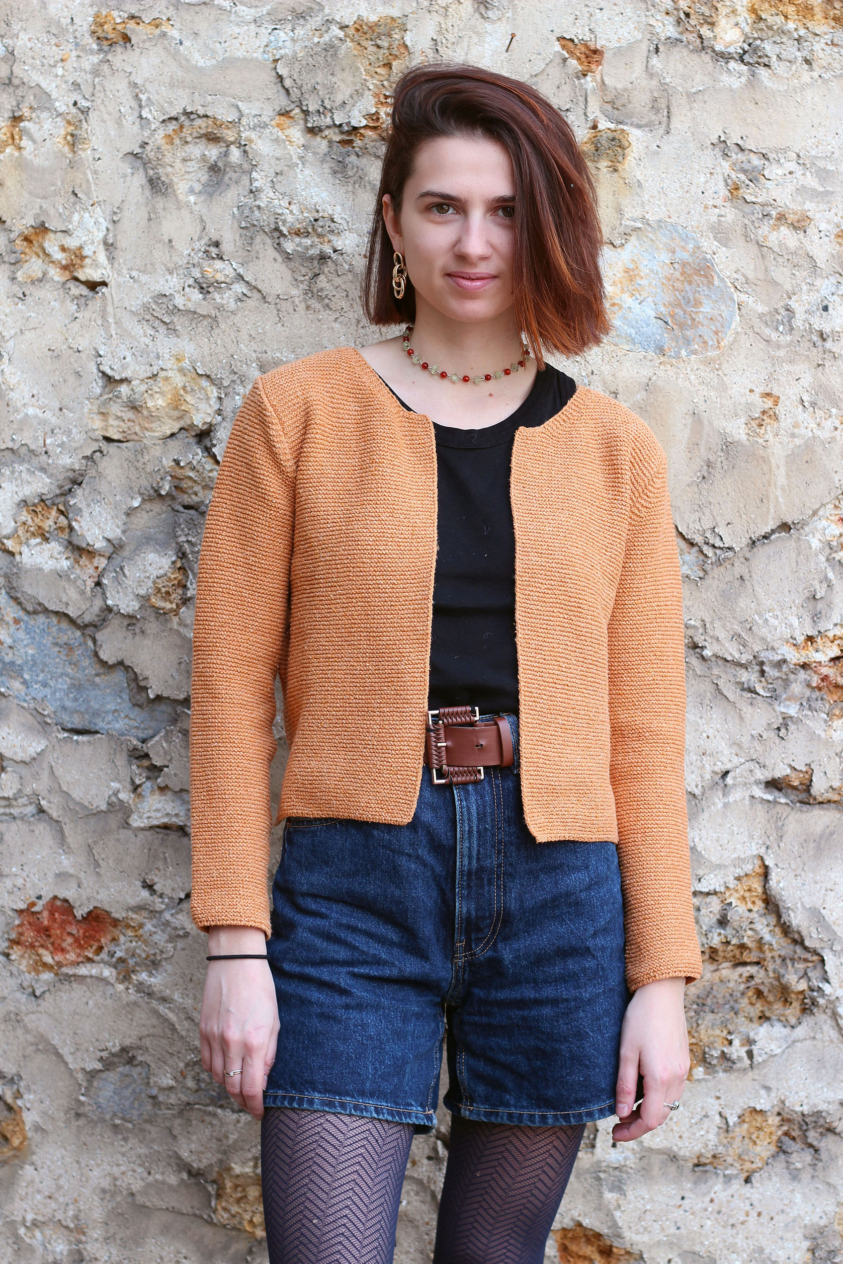 Cardigan Romarin BLEU JEAN -100% Made in France 19