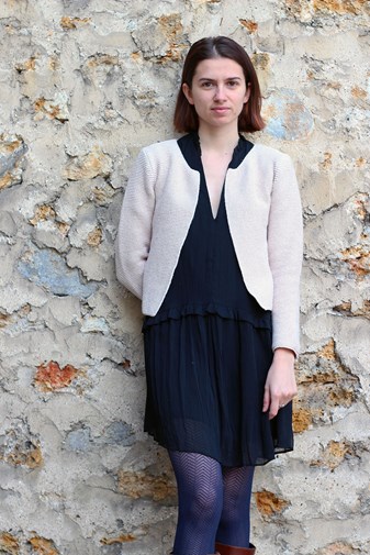 Cardigan Romarin Rose Poudre -100% Made in France