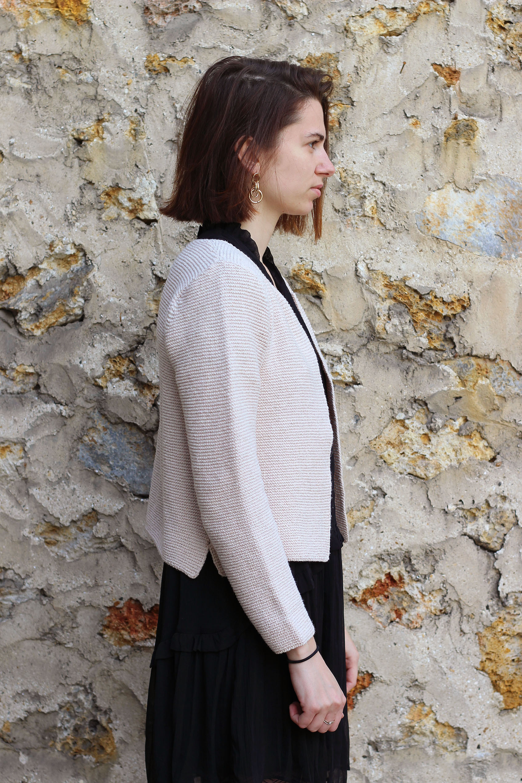 Cardigan Romarin BLEU JEAN -100% Made in France 9