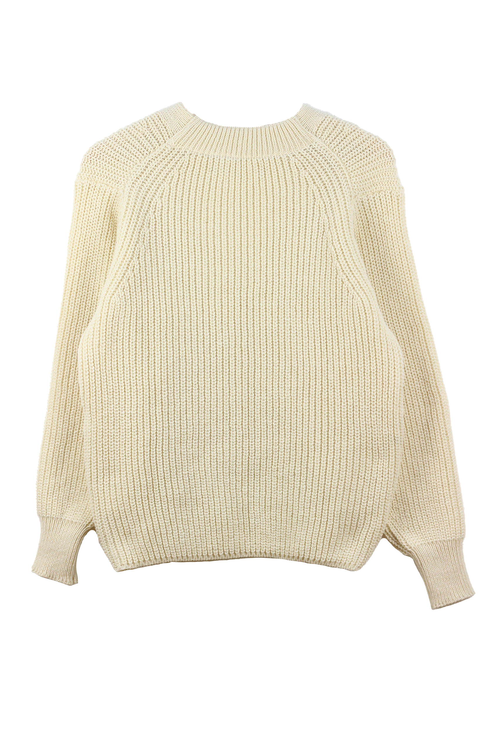 Gilet Baobab ECRU 100% Made in France EN LAINE RECYCLÉE 20