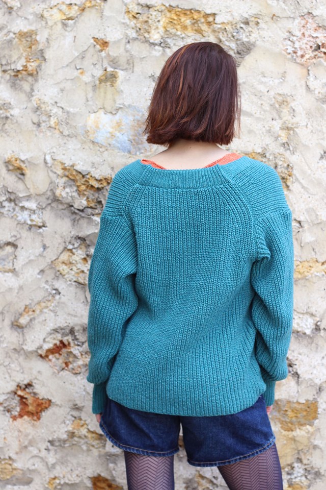 Gilet Baobab GRIS MOYEN 100% Made in France EN LAINE RECYCLÉE 4