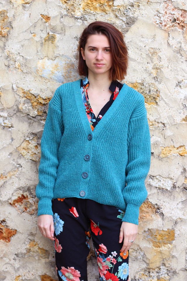 Gilet Baobab GRIS MOYEN 100% Made in France EN LAINE RECYCLÉE 3