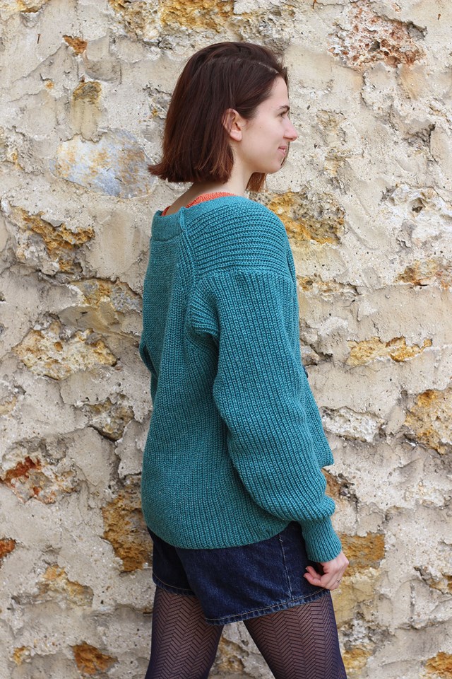Gilet Baobab GRIS MOYEN 100% Made in France EN LAINE RECYCLÉE 5