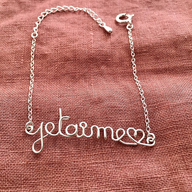 bracelet personnalisé avec message en Argent 925