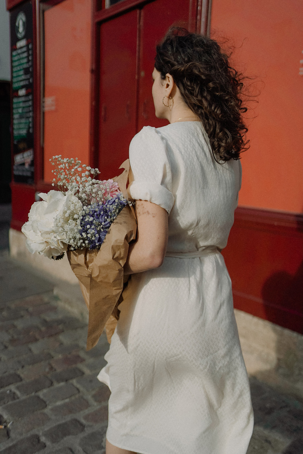 Robe portefeuille co-créé en viscose upcyclée fabriquée en France 9