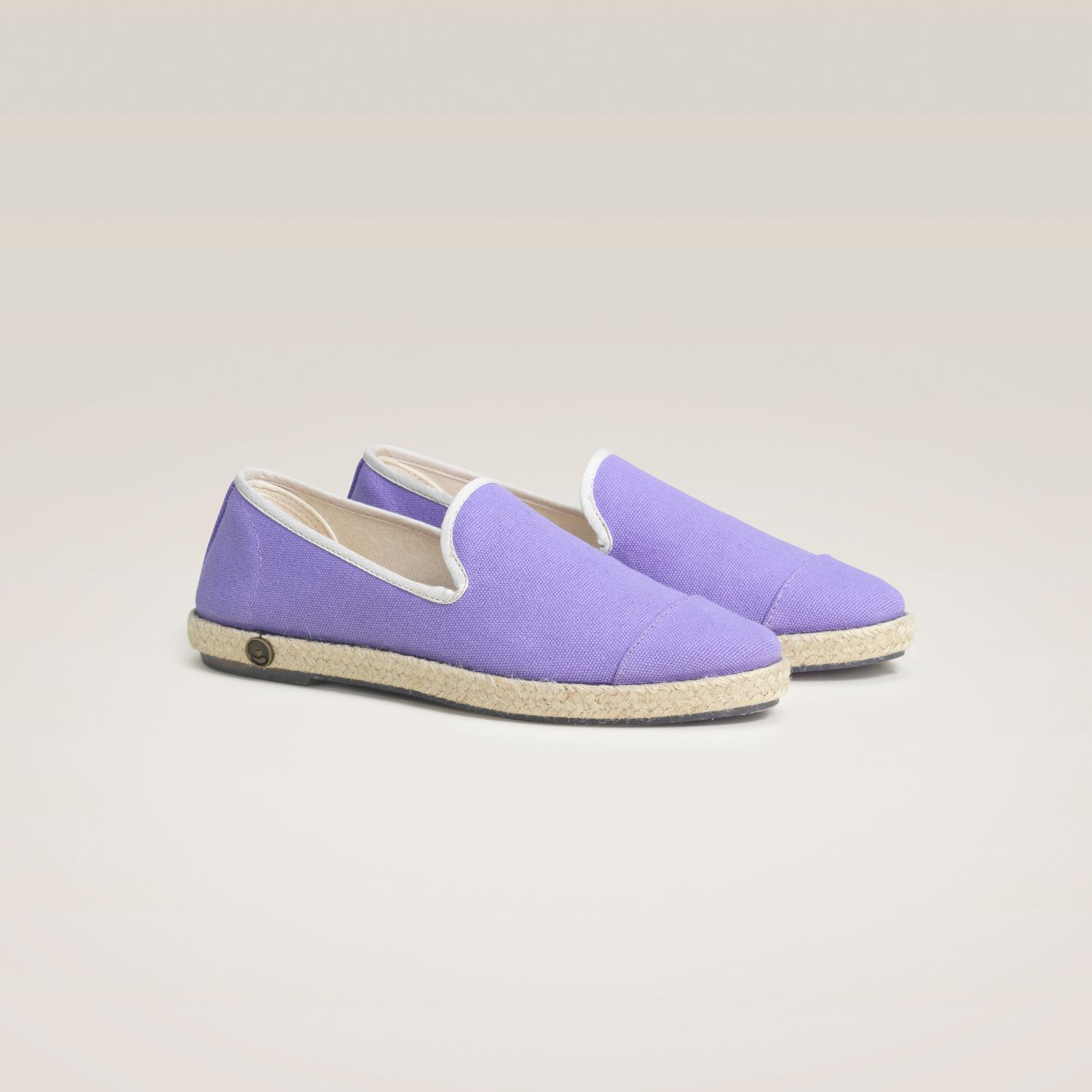Espadrille en coton recyclé, violet 6