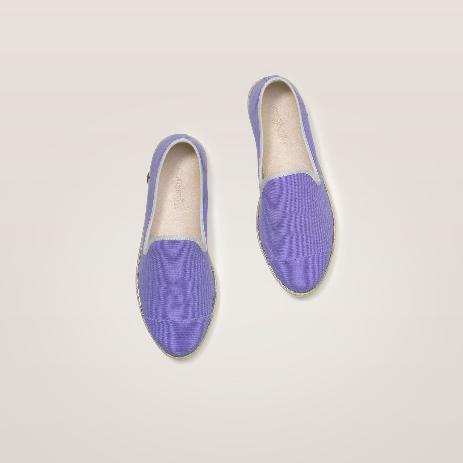 Espadrille en coton recyclé, violet 7