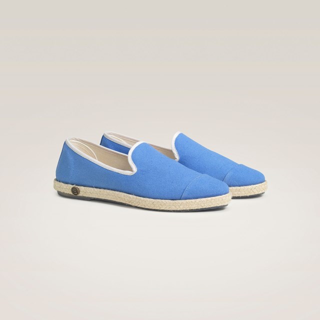 Espadrille en coton recyclé, bleu 6
