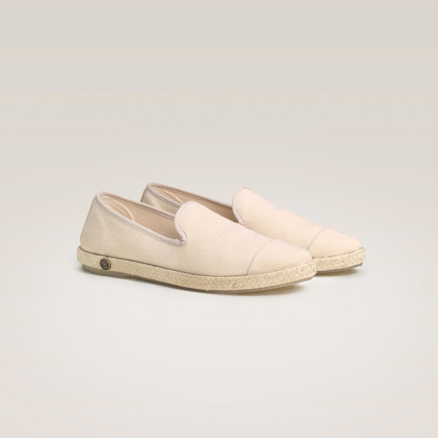 Espadrille en coton recyclé, beige 2