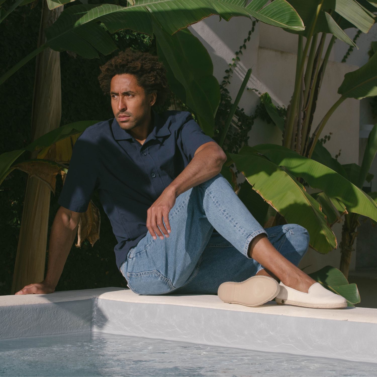 Espadrille en coton recyclé, beige 8