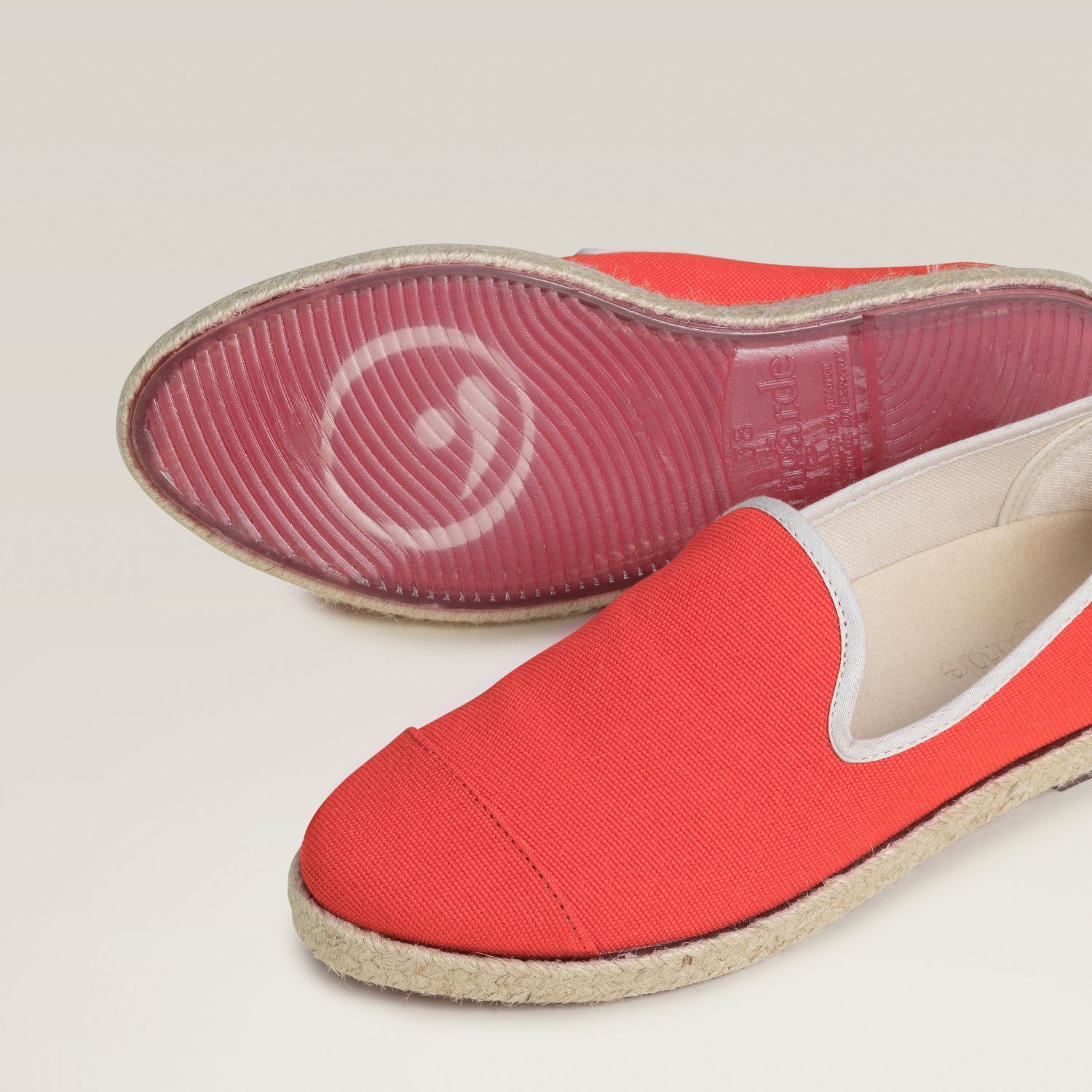 Espadrille en coton recyclé, rose 3