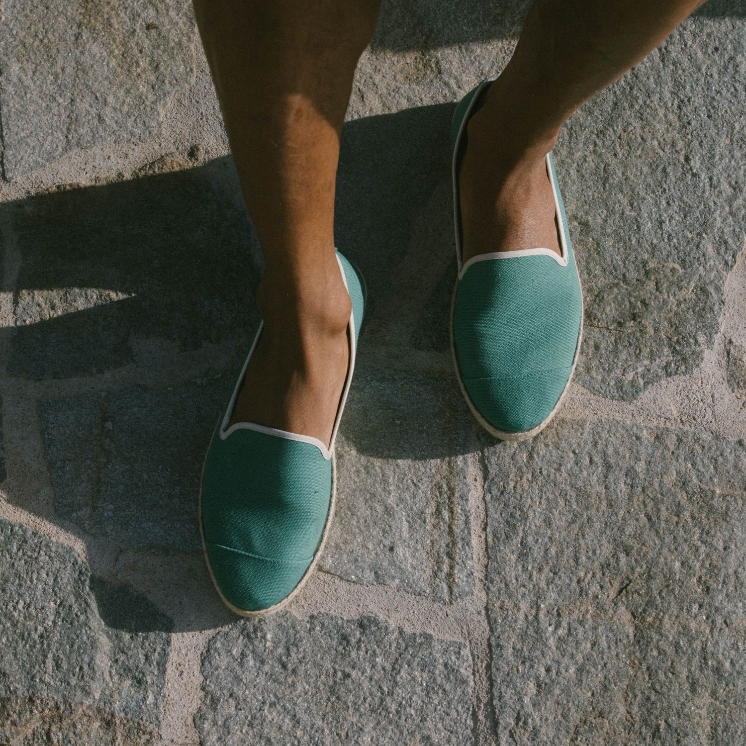 Espadrille en coton recyclé, vert 3