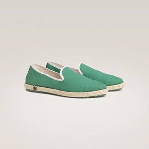Espadrille en coton recyclé, vert