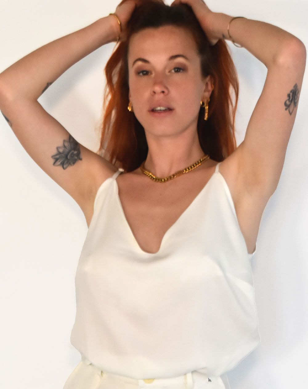 Débardeur ZUVY AATISE écoresponsable blanc uni chic et tendance