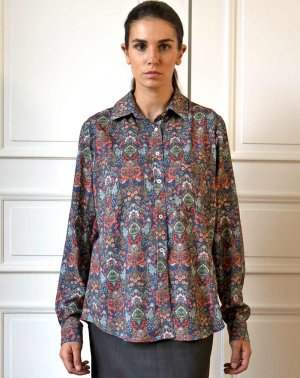 CHEMISE ZALABIS FEMME - 100% EcoVero imprimé fleuris