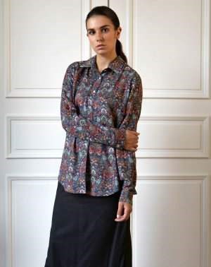CHEMISE ZALABIS FEMME - 100% EcoVero imprimé fleuris écoresponsable