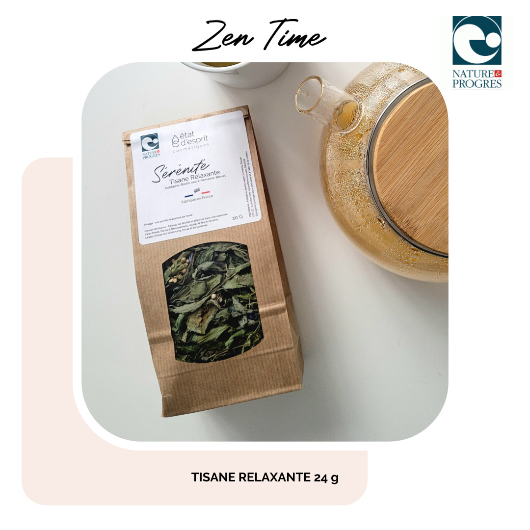 Tisane relaxante récoltée main en Bretagne
