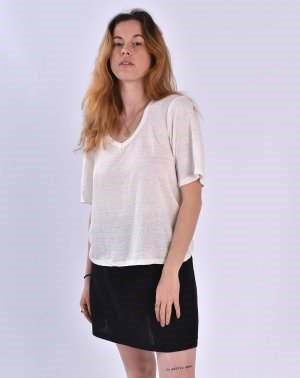 JUPE TRAPÈZE ZULIA - 100% Laine upcyclée noir