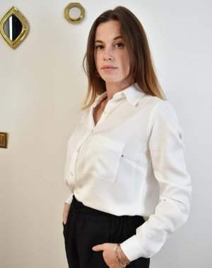 CHEMISE ZALABIS FEMME - 100% EcoVero Blanc